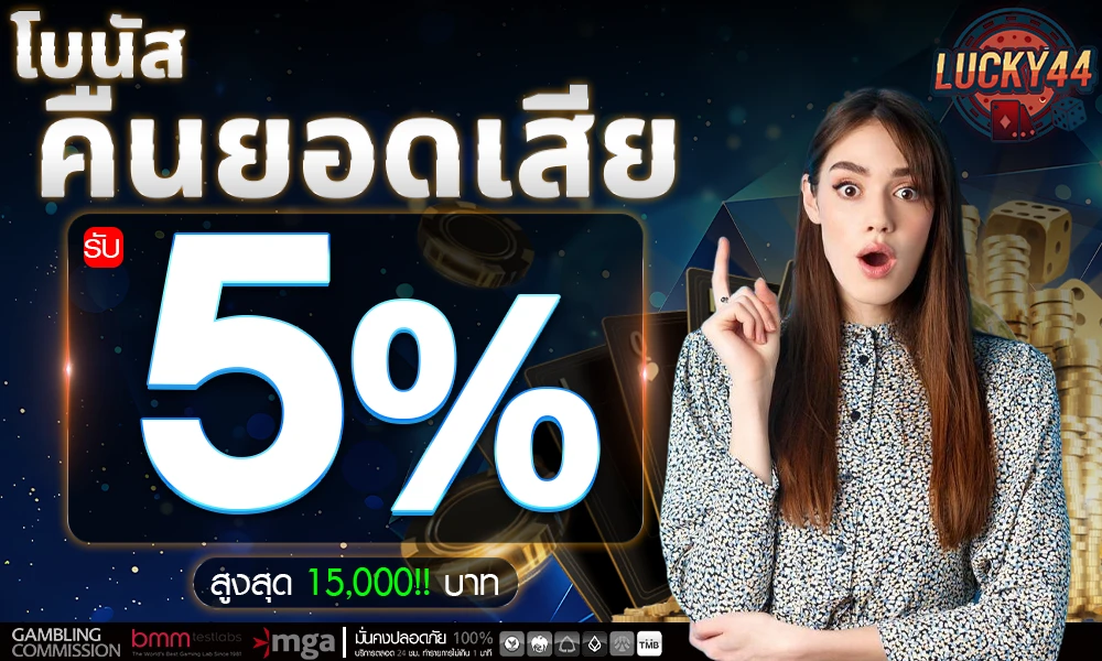 คืนยอดเสียสล็อต Lucky44